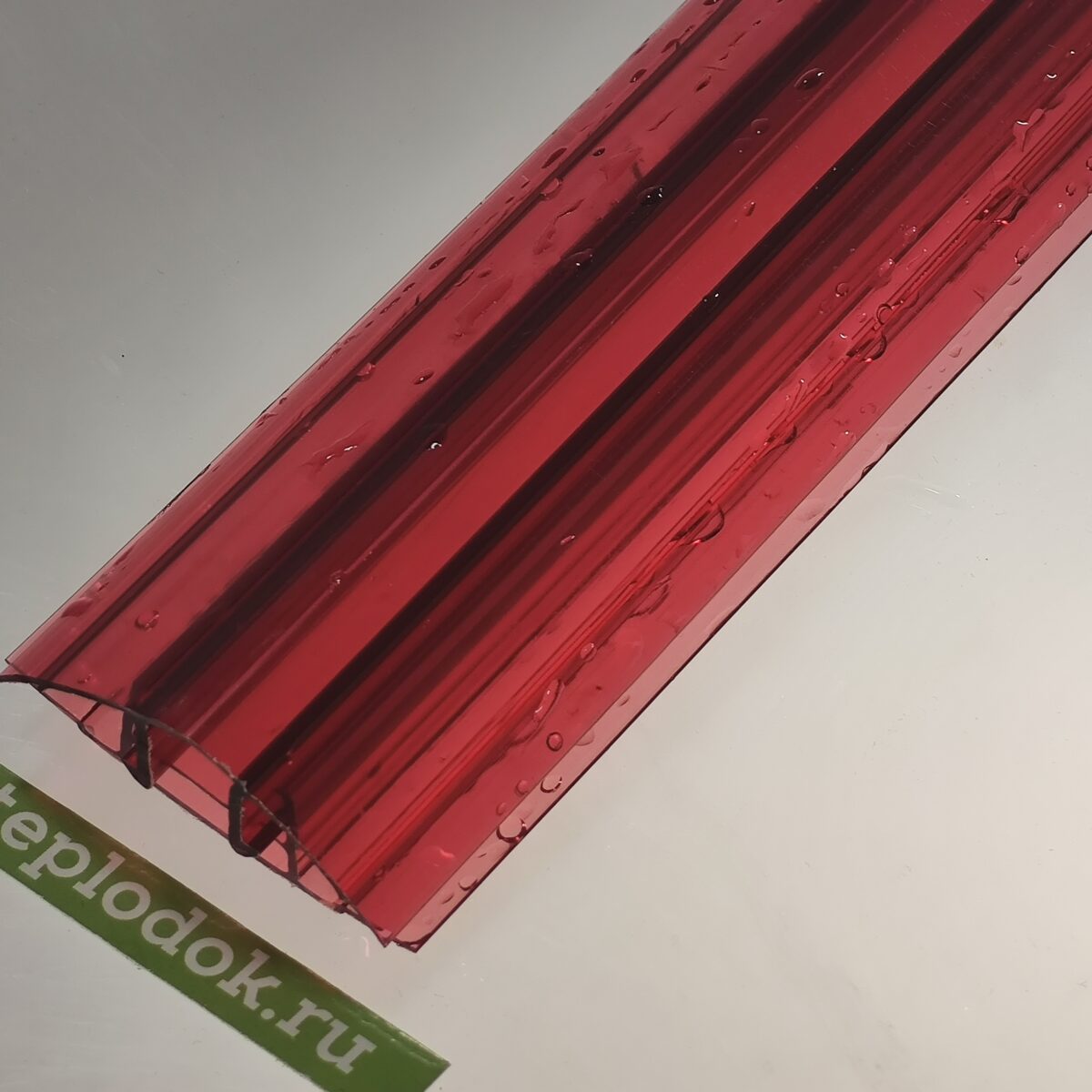 Профиль разъемный (НСР) 6,8,10 мм, красный, 6м